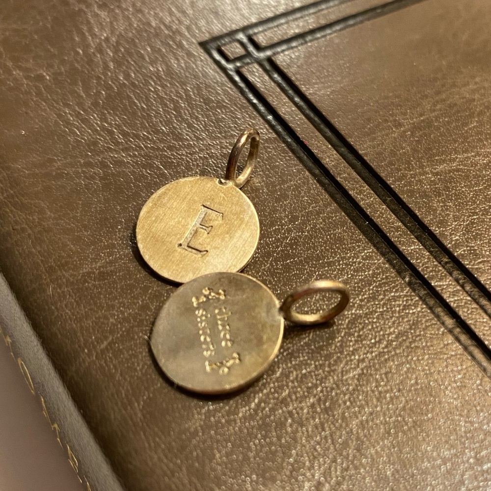 Sterling Silver Letter “E” Charm (E Only) - image 3